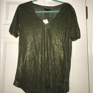 Shirt sleeve t shirt from Banana Republic!